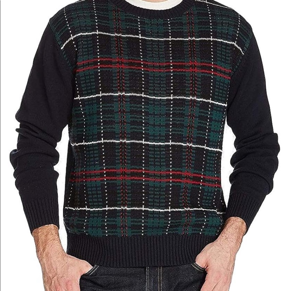 Weatherproof Holiday Tartan Sweater